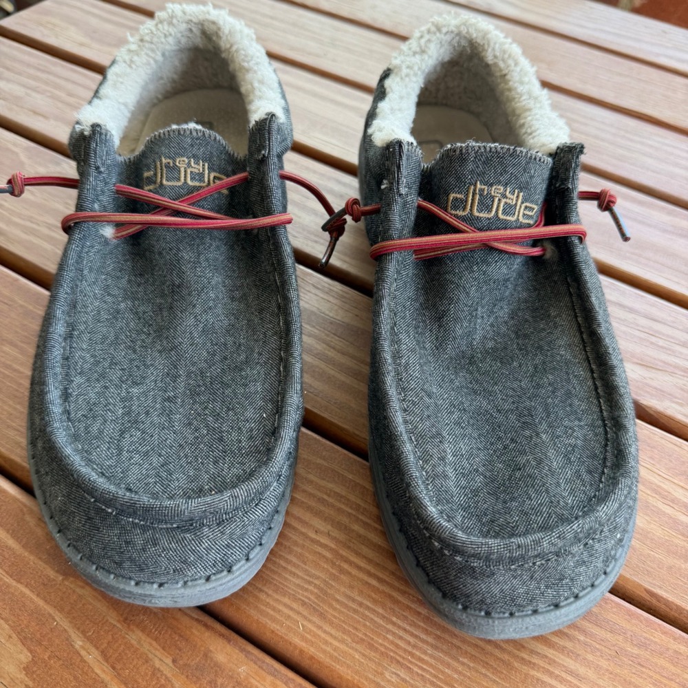 Hey Dude Wally Black Shell Men's Casual Shoes Black Lightweight Comfort US 11 - Picture 2 of 9